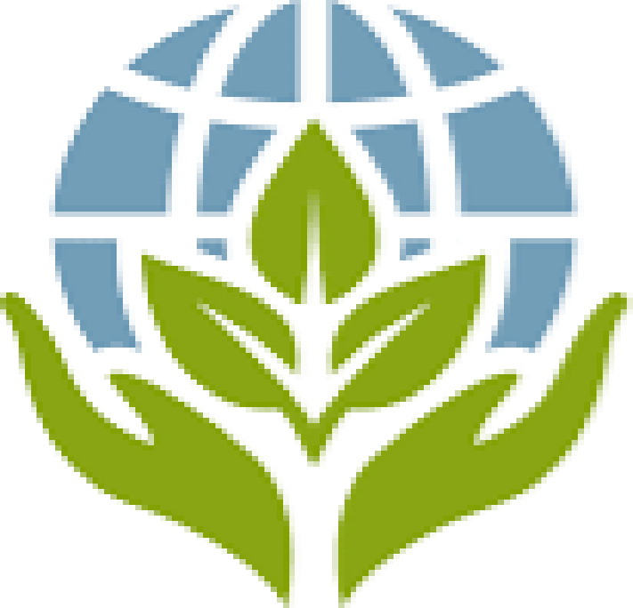 Akili Generations Co. Ltd secondary emblem — a globe cradled by hands, symbolizing sustainable growth